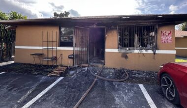 Brownsville duplex fire leaves 6 residents, dog displaced