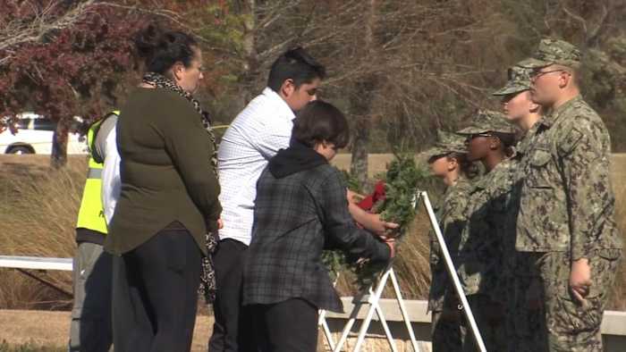 National Wreaths Across America Day held at Jacksonville Memory Gardens in Orange Park