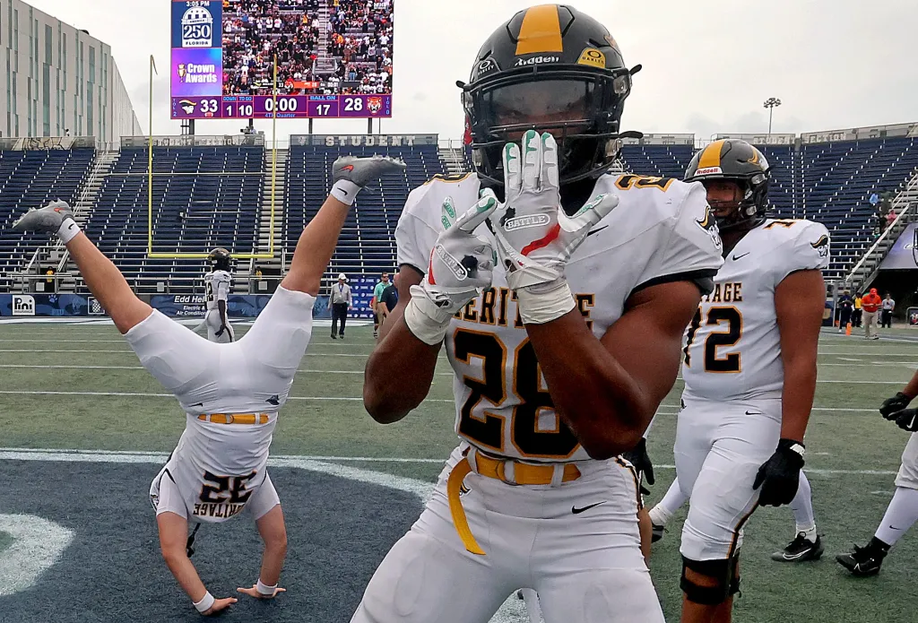 After huge third quarter, American Heritage holds on, tops Orlando Jones to repeat in 4A state final