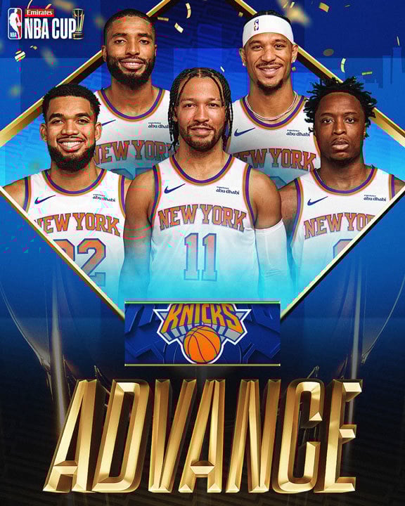 Knicks advance