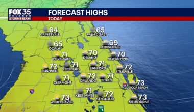 Orlando weather: Warmer temperatures set to return to Central Florida