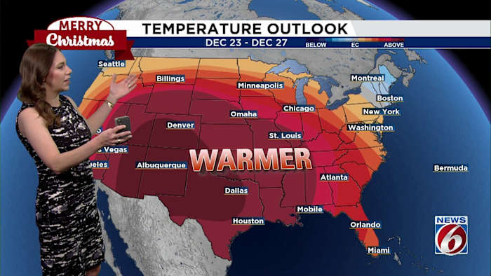 Slim chance of passing showers as warmer temps arrive in Central Florida