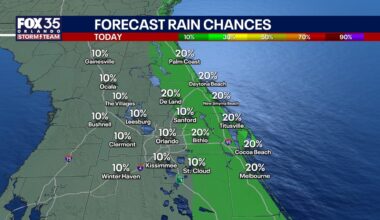 Orlando weather: Rain chances increase for Central Florida
