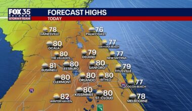 Orlando weather: Cloudy Thursday as rain chances increase