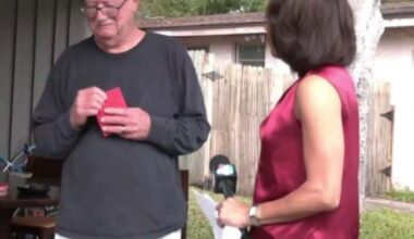 Jacksonville man who lost home in fire moved to tears after Christmas deliver from News4JAX