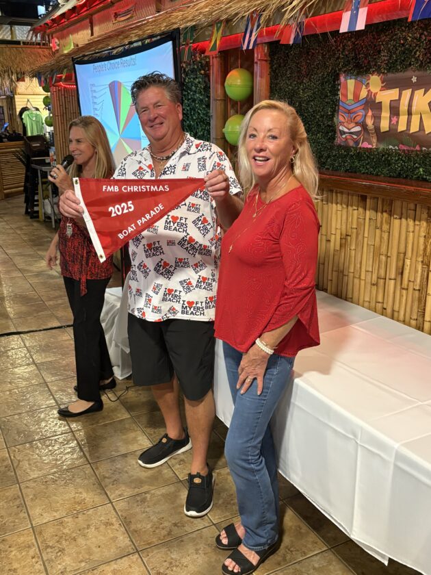 Davidsons, Beach Balls takes people’s choice award at Fort Myers Beach Christmas Boat Parade - FORT MYERS