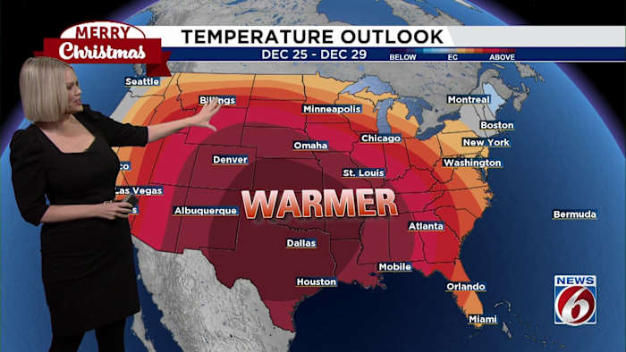 Florida to see warm stretch for holidays