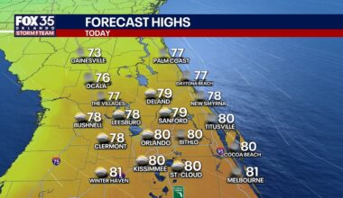 Orlando weather: Pleasant, cooler weekend ahead for Central Florida