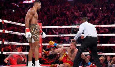 Anthony Joshua def. Jake Paul: Best photos from Miami