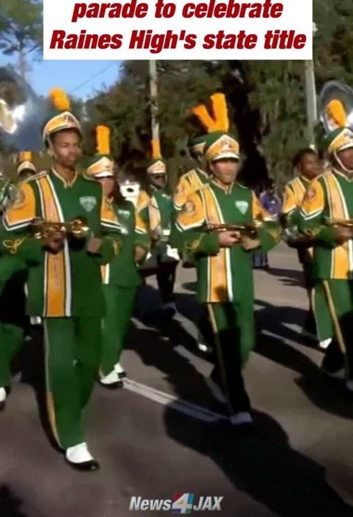 Schools from across Jacksonville join parade to celebrate Raines High's state title