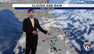 Warm days ahead with some spotty showers in Central Florida