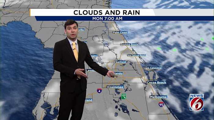 Warm days ahead with some spotty showers in Central Florida