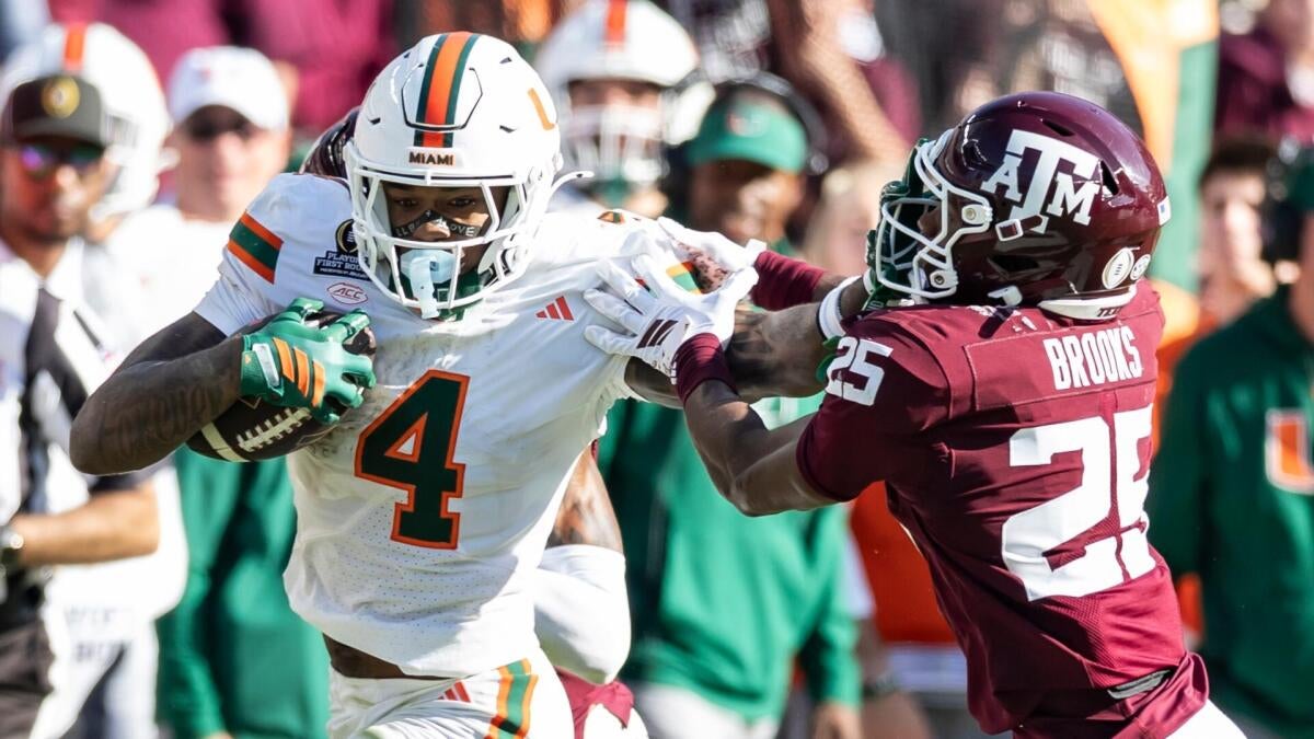 College Football Playoff: Miami RB Mark Fletcher to return for Hurricanes in 2026