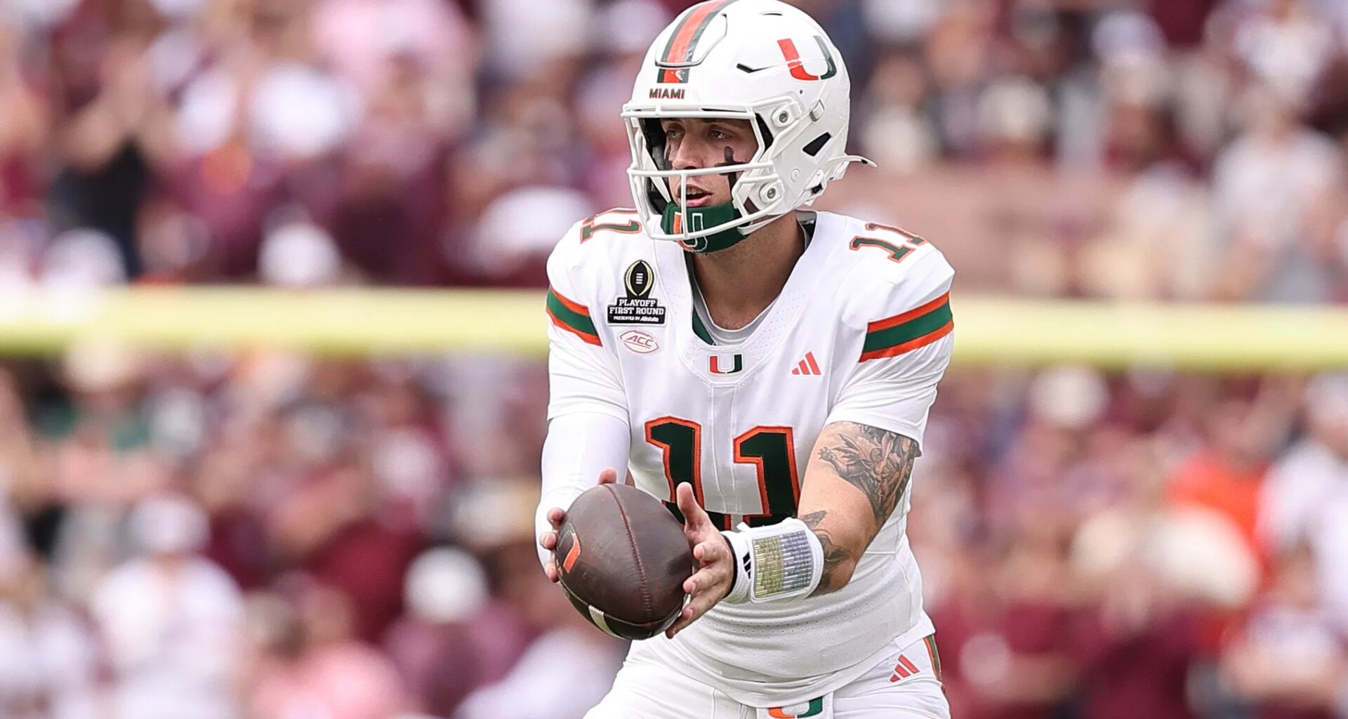 Carson Beck, Miami make CFP history, but it isn't good