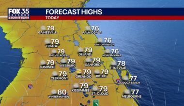 Orlando weather: Mild weather continues ahead of cold front next week