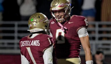 The best photos of Duce Robinson's junior season with FSU