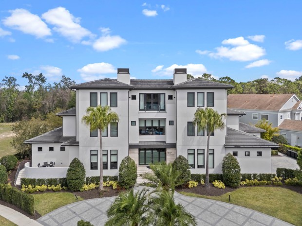 The 23,000-square-foot Isolé Villa vacation home in Reunion Resort sold for $14.24 million, making it the most expensive home in Osceola County. (Photo by DeVore Design)