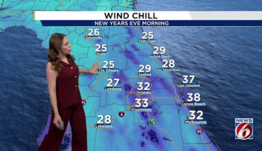 Florida chills out! Cold blast to send ‘feels-like’ temps below freezing. Here’s the timeline