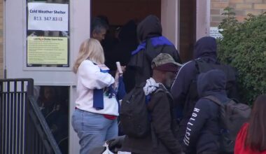 Cold weather shelters opening across Tampa Bay as temperatures drop