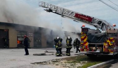 Over 100 firefighters fight blaze at St. Pete storage facility