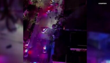 Miami, Florida crash: Surveillance video shows dramatic moment stolen Ferrari slams into utility pole