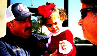 CCFR Lt. Joe Hutchins is reunited with Baby Vianca 16 months after she was pulled from the Black Creek after she was trapped under an overturned pontoon boat for more than 13 minutes.