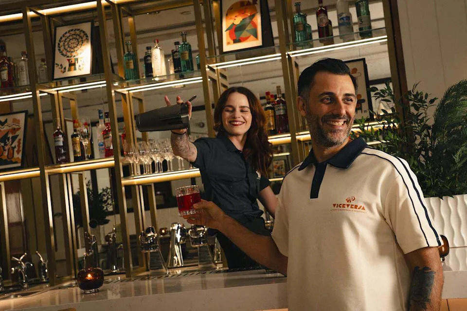 Co-owner Valentino Longo at ViceVersa in Fort Lauderdale.