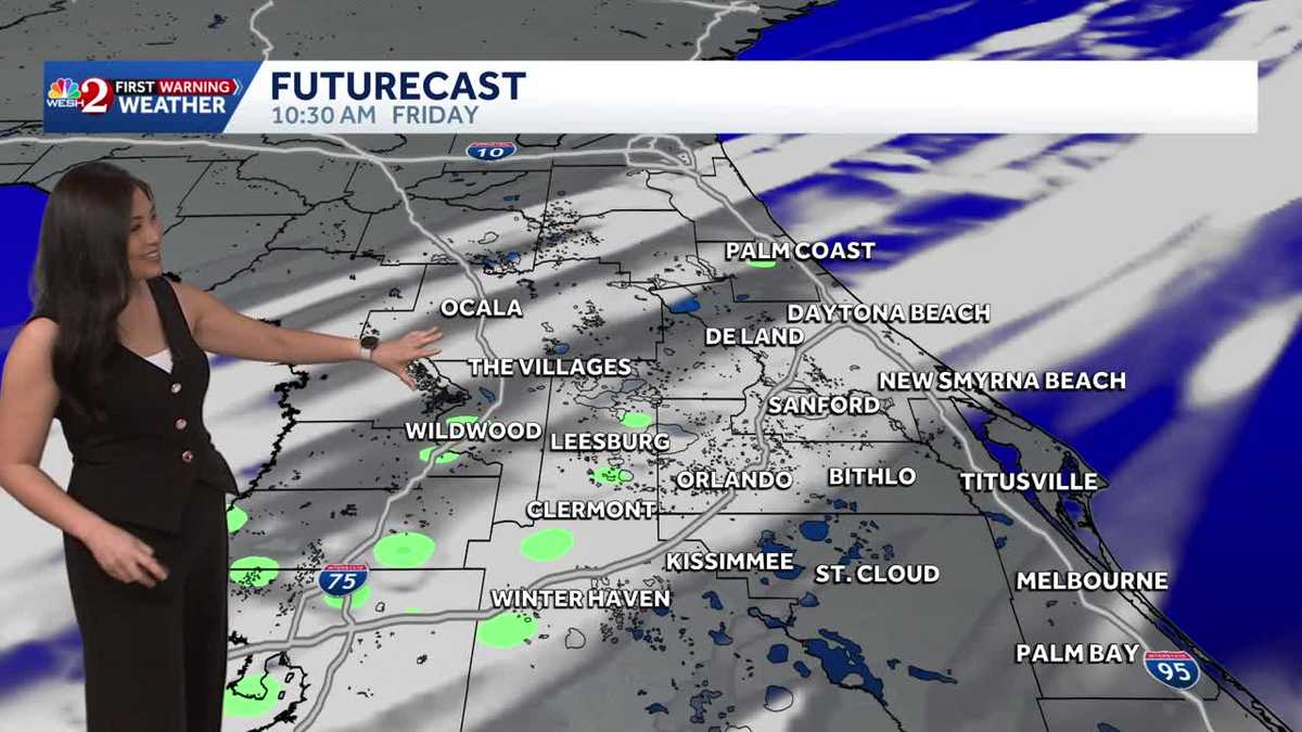 Front moving through Central Florida Friday