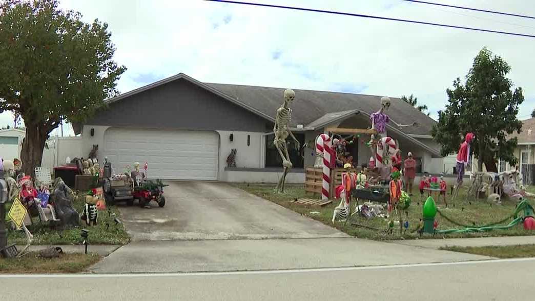 Christmas cheer with bone-chilling twist in Florida