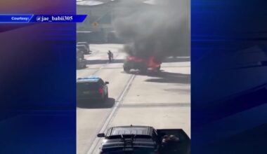 Departures level at FLL reopens after crews put out Jeep fire - WSVN 7News | Miami News, Weather, Sports