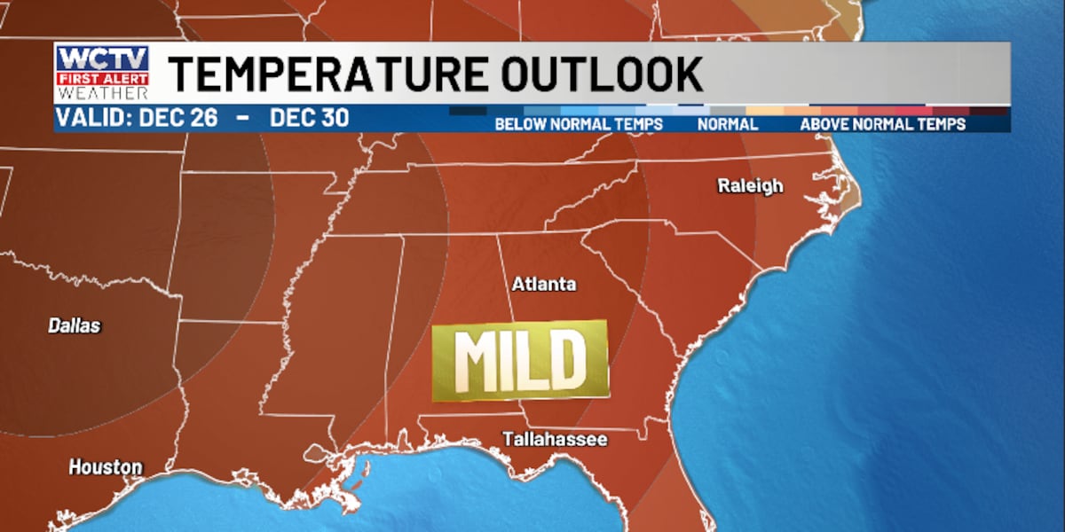 Looking ahead to a warm Christmas week 👀