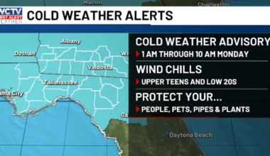 A Cold Weather Advisory to end the weekend 🥶