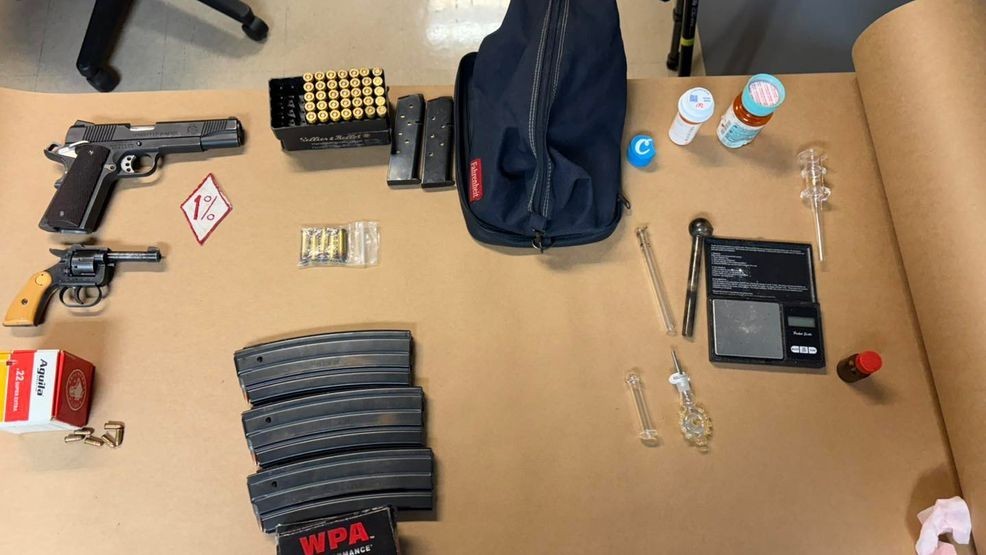 A narcotics investigation in Stuart revealed a disturbing incident when a methamphetamine deal took place at Haney Creek Dog Park while a young child was present, according to police. The transaction, part of a controlled operation between October 10 and October 24, involved 3.9 grams of methamphetamine and led investigators to identify 56-year-old Donald Michael Mendes as the suspect. On December 4, officers located Mendes and his white Ford vehicle, where a K-9 alert prompted a search uncovering firearms, ammunition, drug paraphernalia, and other narcotics-related items. Mendes was arrested and now faces multiple felony charges, including selling drugs near a park, child neglect, and possession of firearms as a convicted felon. He remains in Martin County Jail on a $173,000 bond. Police say the case highlights the dangers of drug activity in public spaces and urges residents to report suspicious behavior to protect the community. (Stuart Police Department)