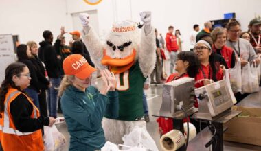 Cotton Bowl rivals, Ohio State and Miami, team up to help hungry North Texans