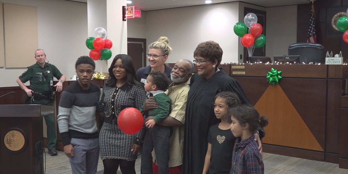 Several Leon Co. families celebrate adoptions and reunions with families