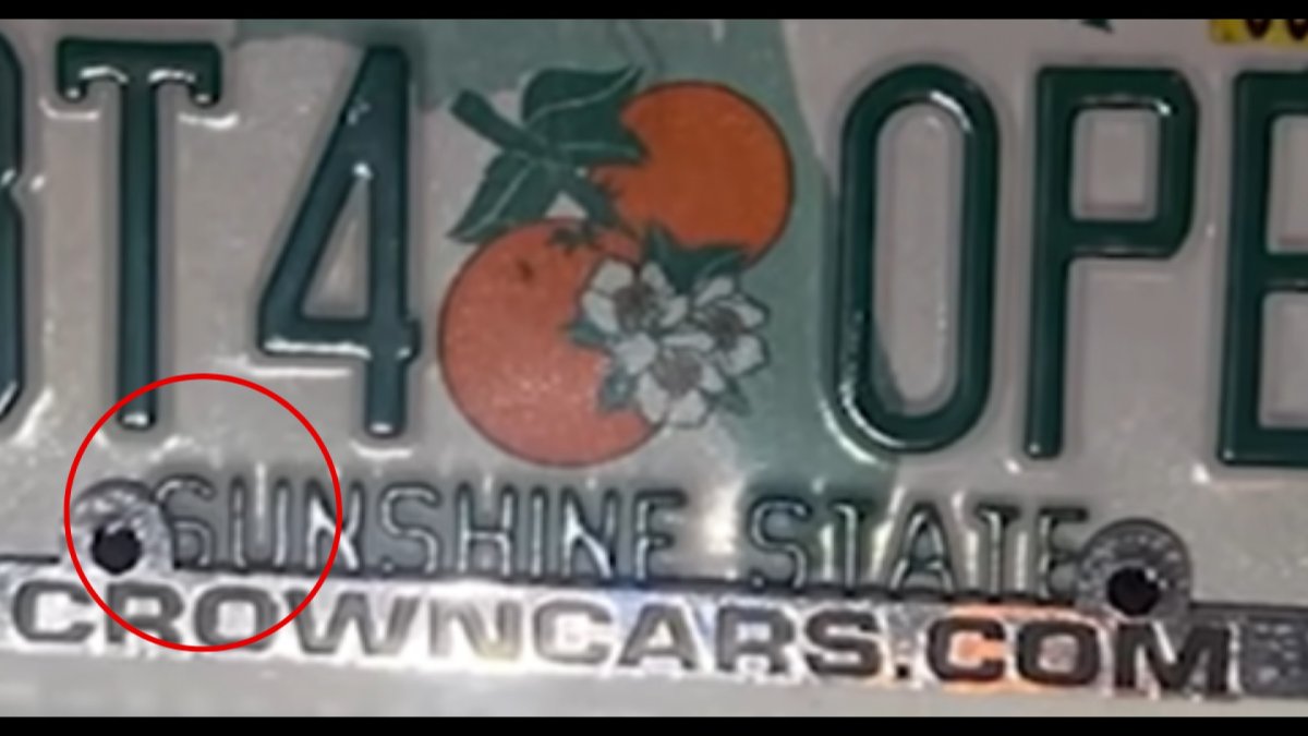 Man wrongfully arrested over license plate frame amid confusion over new Florida law – NBC 6 South Florida