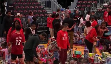 Miami Heat’s Bam Adebayo holds annual toy drive at Kaseya Center – NBC 6 South Florida