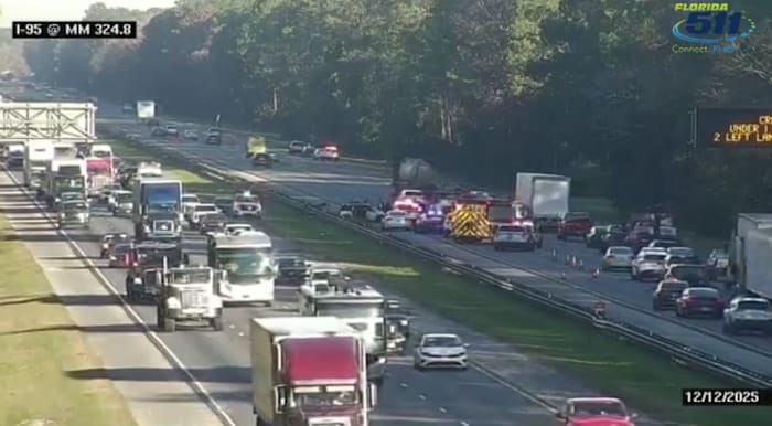 All lanes reopen on I-95 northbound near IGP after crash with injuries