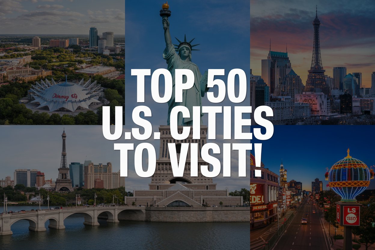 A thrilling night scene of las vegas strip with neon lights.