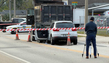 Elderly man dies after SUV rear-ends dump truck in Spring Park area