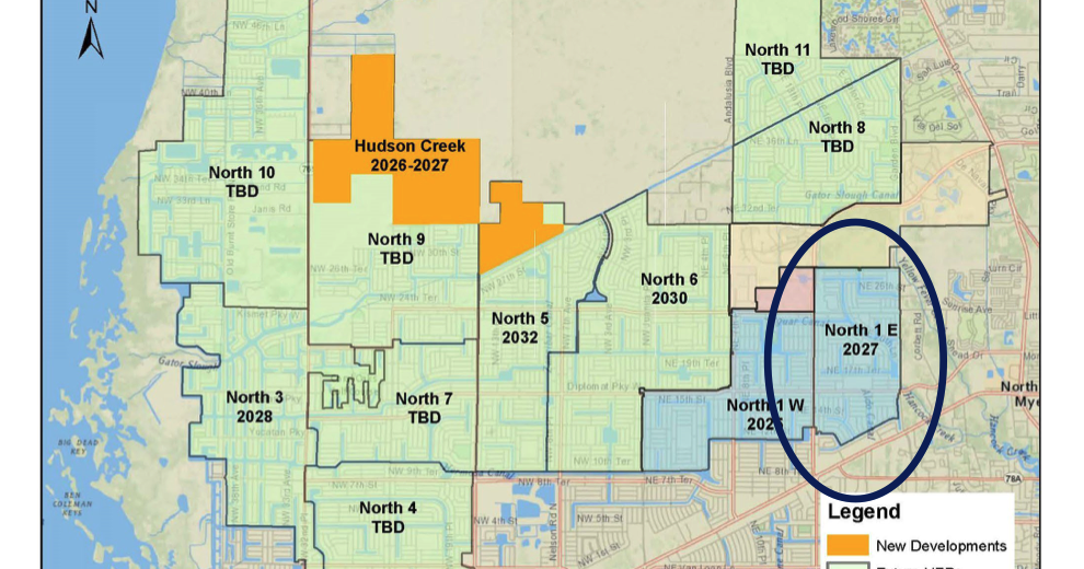 Cape Coral receives $6.5 million grant for utility extension project | Lee County