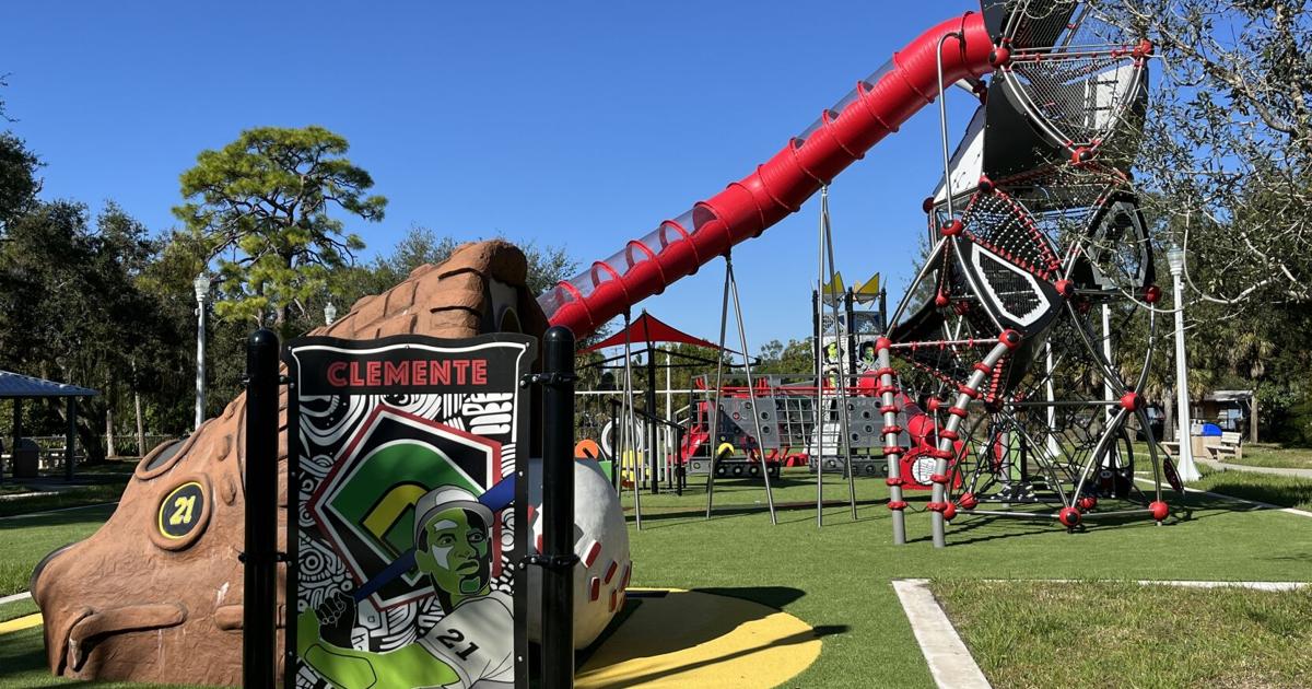 Largest playground slide in SWFL opens Roberto Clemente Park | Lee County