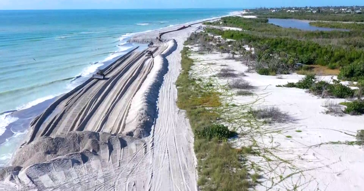 Sanibel Island's beach restoration brings 450,000 tons of sand ashore | Lee County