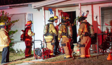 Firefighters help save family, dog from house fire | Charlotte County