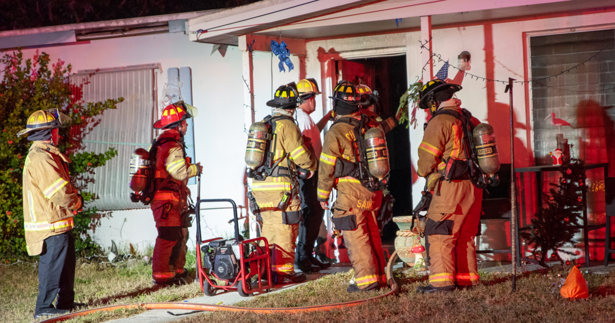 Firefighters help save family, dog from house fire | Charlotte County