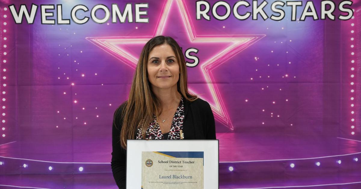 Math coach named Teacher of the Year |