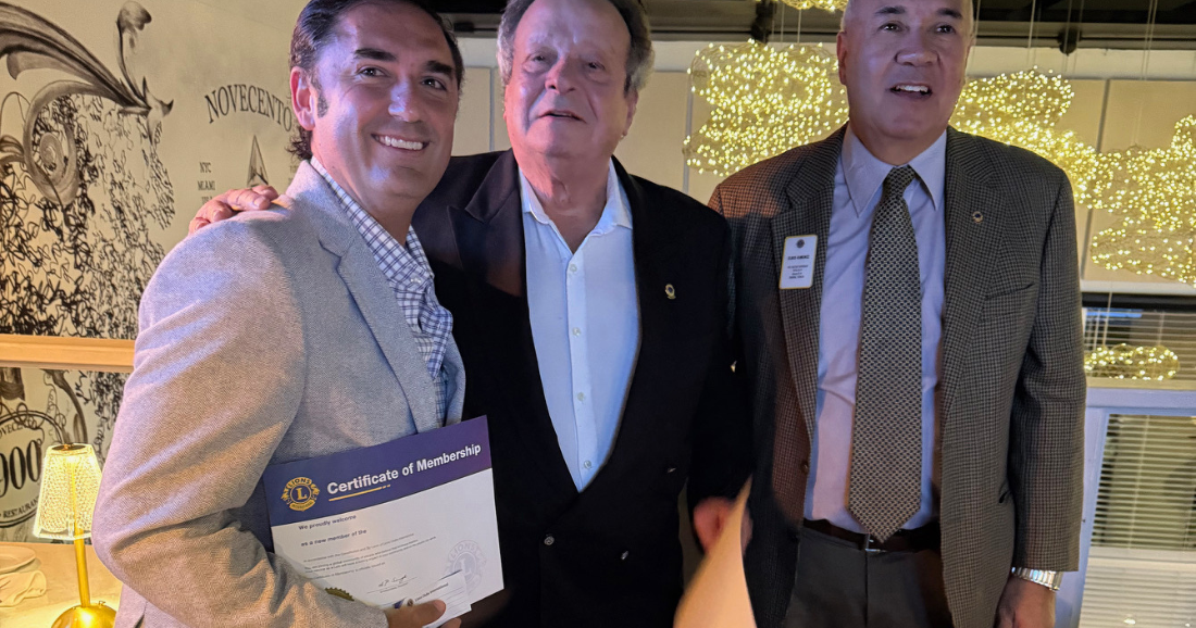 Lions welcomes new member | Key Biscayne