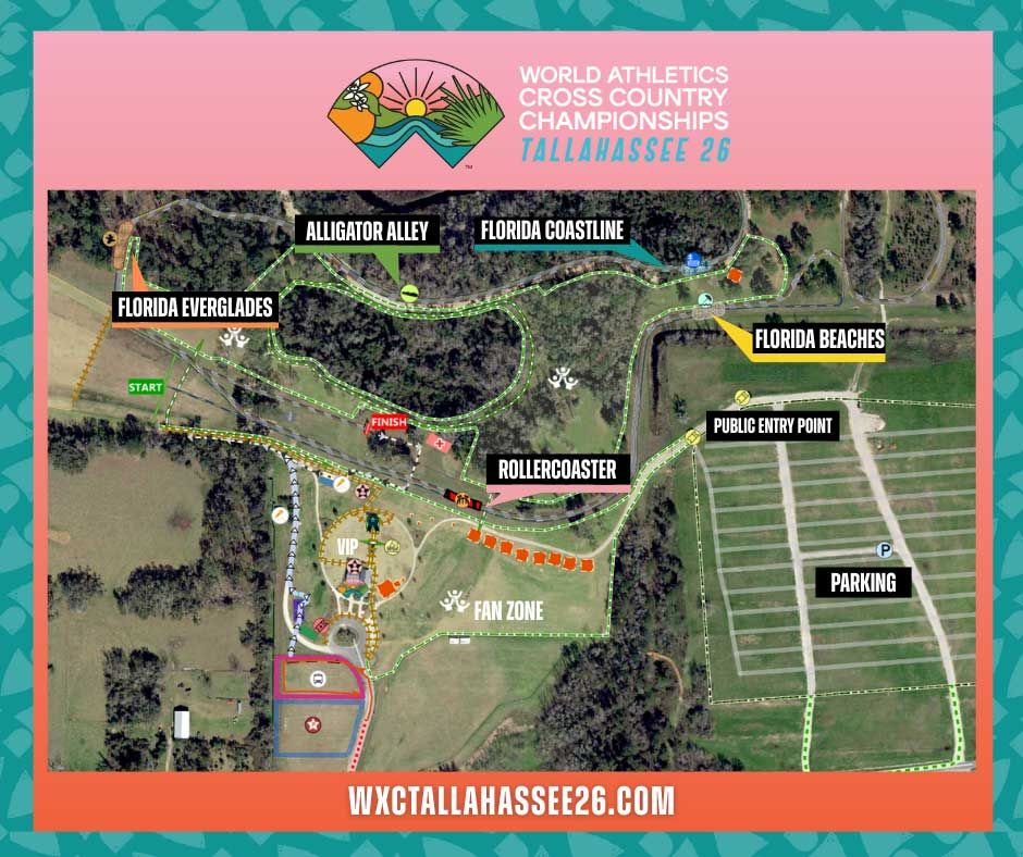 WXC Tallahassee 26 course map