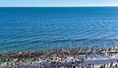 New Years Polar Plunge at Jacksonville Beach Returns