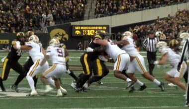 Coach Ferentz emotional over Iowa's o-line win before Tampa game | News